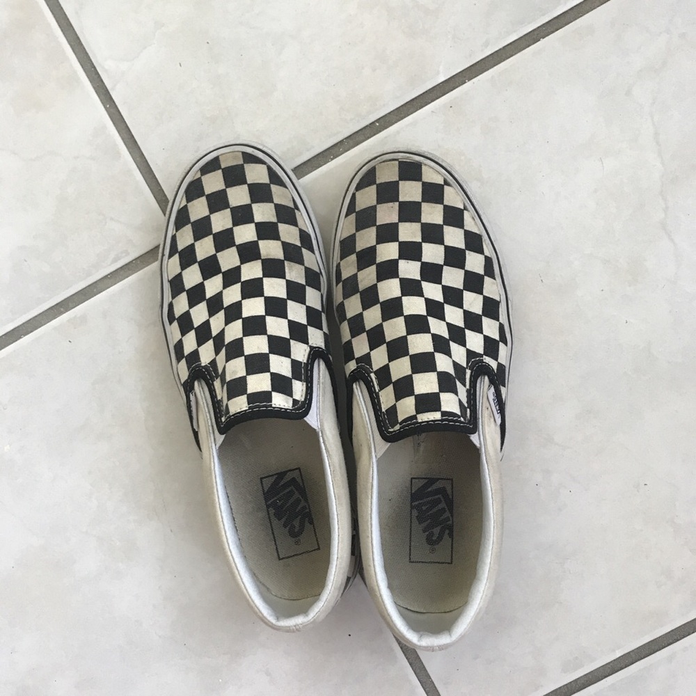 Old skool checkered vans